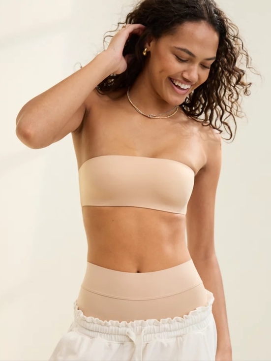 aerie Other - NWT Aerie Smootheez Lightly Lined Bandeau Bralette Nude Sands 34B Without Straps